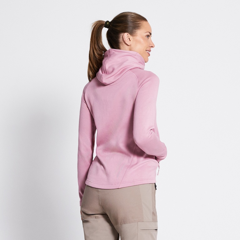 Functional hoodie "Vegby" Heather Pink